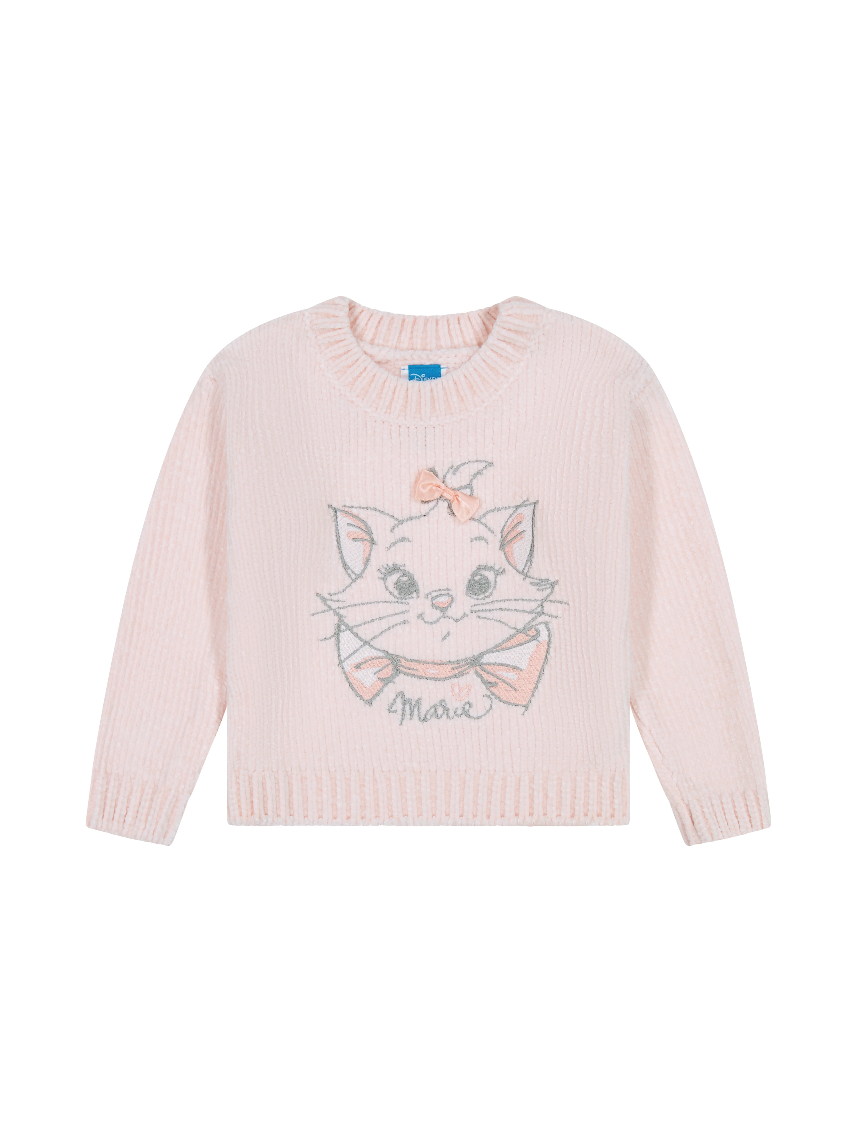Marie Aristocats Toddler Girls Chenille Sweater, Sizes 12 Months-5T