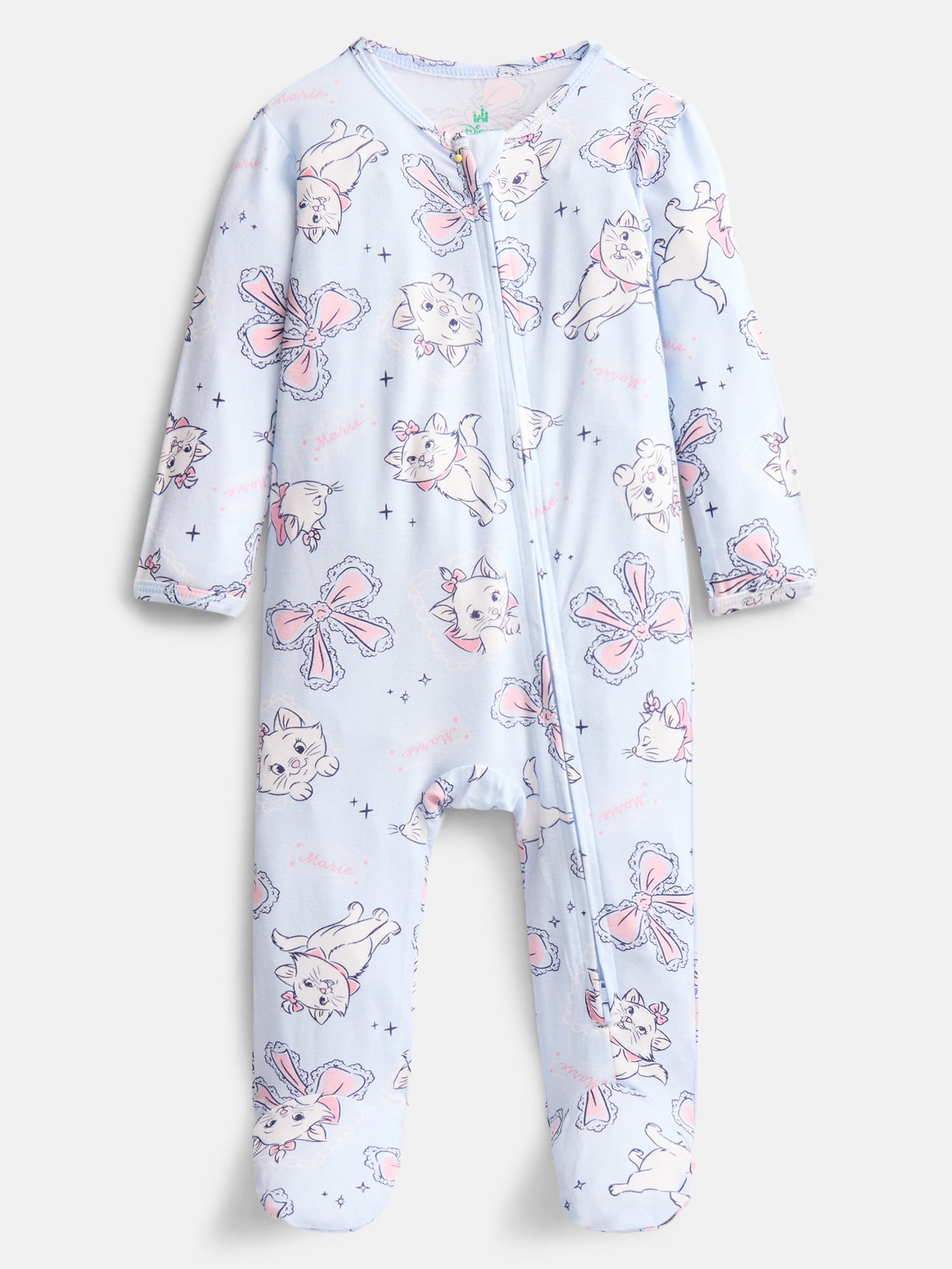 The Aristocats Baby Girls Marie Sleep & Play Footed Pajamas, One Piece, Sizes NB-6/9M