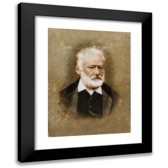 Marie Besson 19x24 Black Modern Framed Museum Art Print Titled - Victor Hugo (1896)