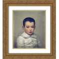 thumbnail image 1 of Marie Bracquemond 2x Matted 20x24 Gold Ornate Framed Art Print 'Pierre Bracquemond as child', 1 of 2