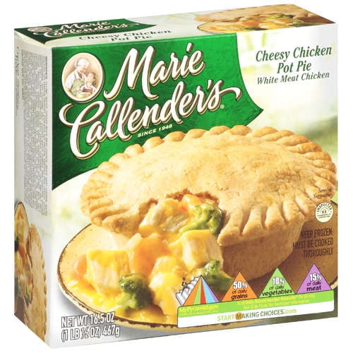 Marie Callender's: Cheesy Chicken Pot Pie White Meat Pie, 16.50 oz