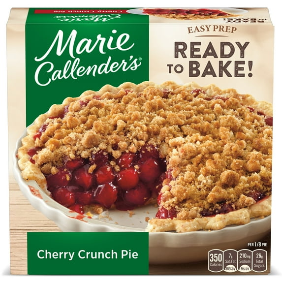 Marie Callender's Cherry Crunch Pie, Ready to Bake Frozen Dessert, 36 oz. (frozen)