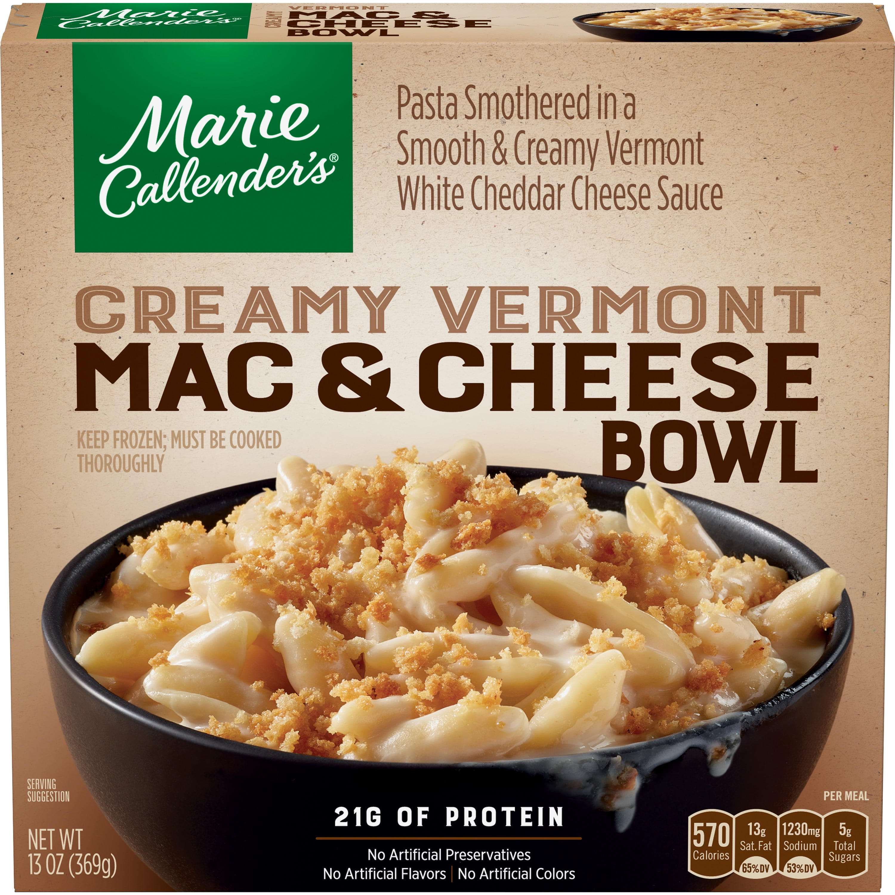 Marie Callender s Creamy Vermont Mac Cheese Bowl Frozen Meal 13 Oz marie-callender-s-creamy-vermont-mac-cheese-bowl-frozen-meal-13-oz