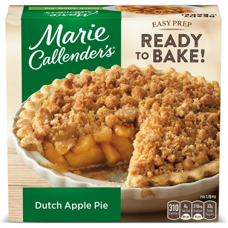 Marie Callender's Dutch Apple Pie, Ready to Bake Frozen Dessert, 38 oz. (frozen)
