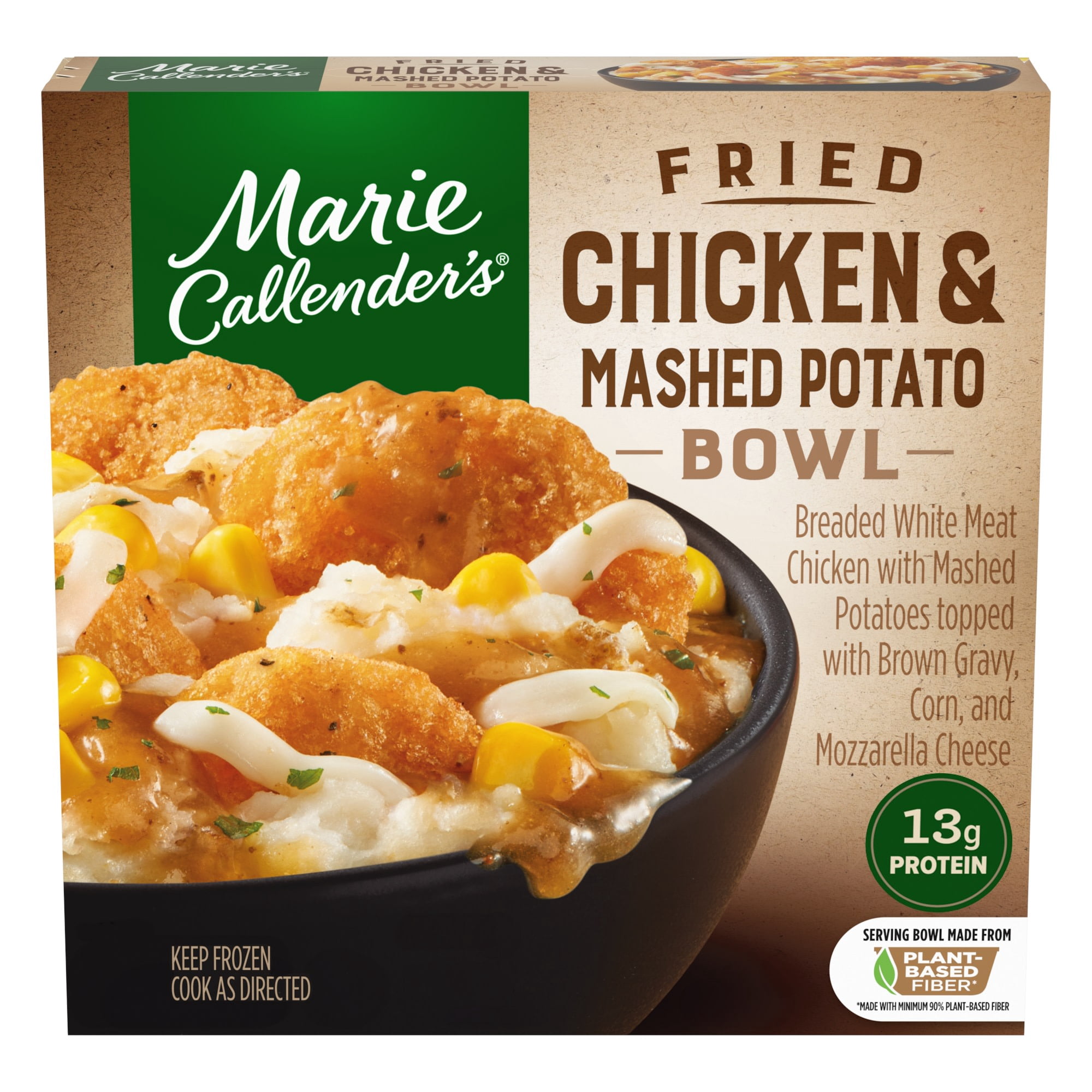 Marie Callender's Fried Chicken and Mashed Potato Bowl, Frozen Meal, 11.5 oz. (frozen)