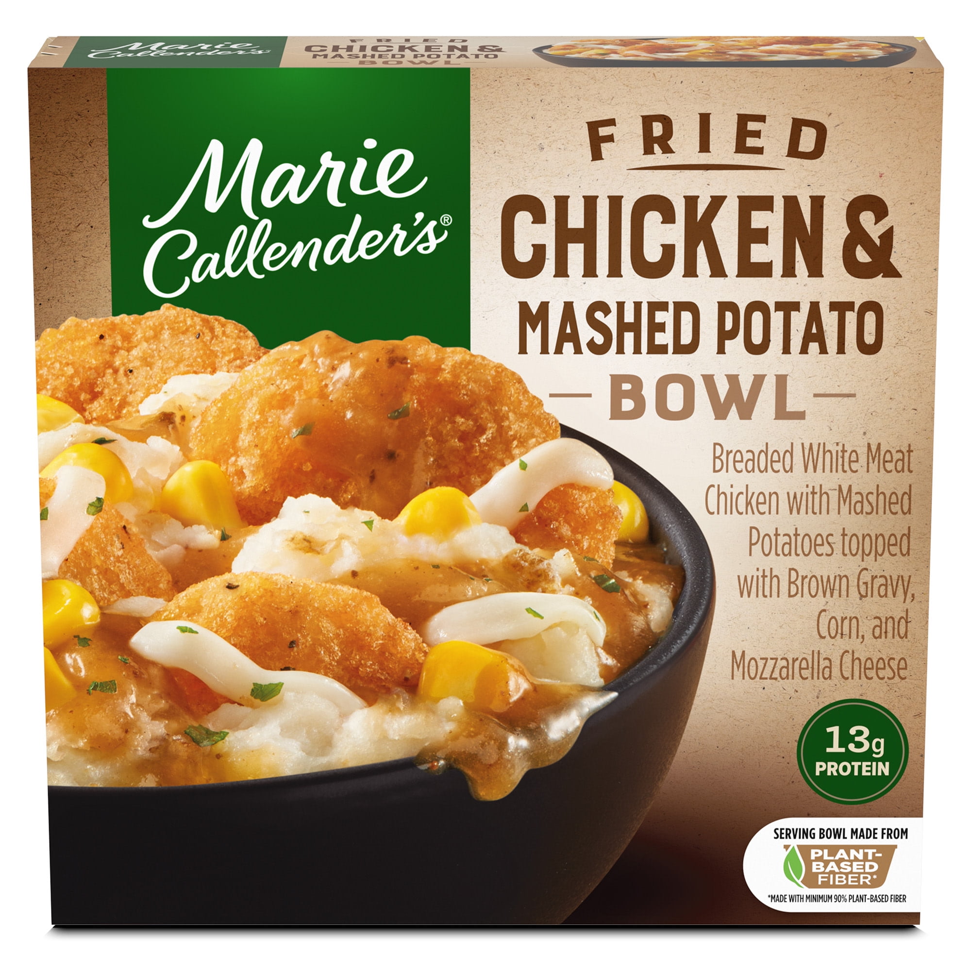 Marie Callender's Fried Chicken and Mashed Potato Bowl, Frozen Meal, 11.5 oz. (frozen)
