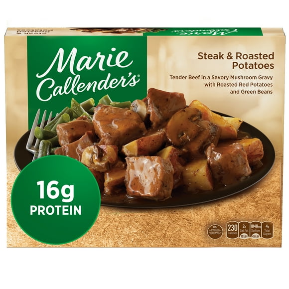 Marie Callender's Frozen Dinner, Steak & Roasted Potatoes, 13.6 Ounce