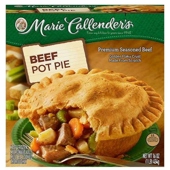 Marie Callender's Frozen Pot Pie Dinner, Beef, 16 Ounce
