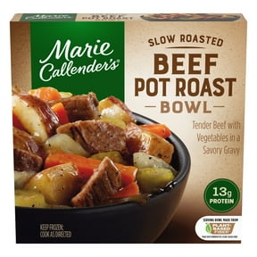 Marie Callender's Slow Roasted Beef Pot Roast, Frozen Meal, 11 oz. Bowl