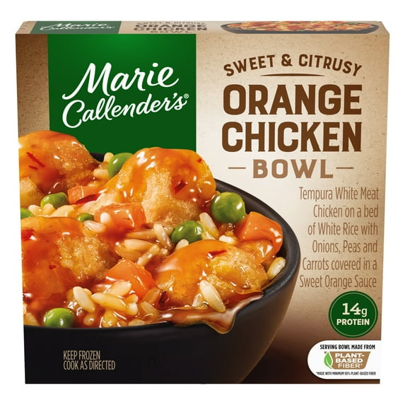 Marie Callender's Sweet & Citrusy Orange Chicken Bowl, Frozen Meal, 11 oz (frozen)