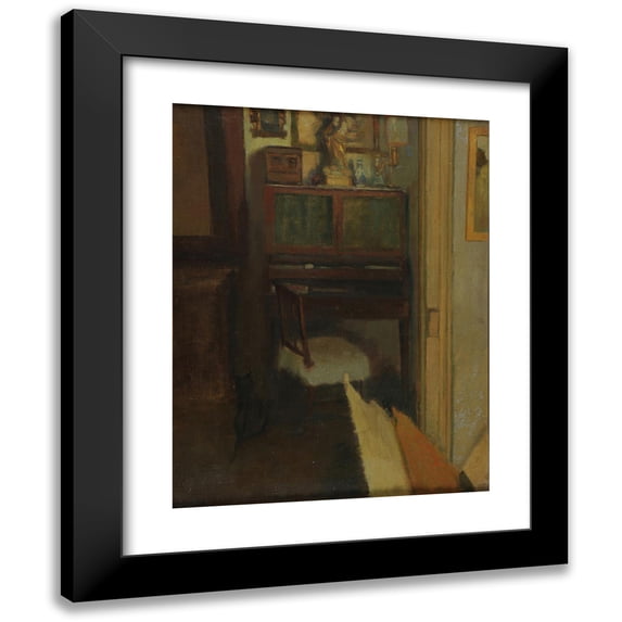 Marie-Charles Dulac 19x24 Black Modern Framed Museum Art Print Titled - His Room