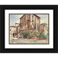 thumbnail image 1 of Marie-Désiré Bourgoin 18x15 Black Ornate Wood Framed Double Matted Museum Art Print Titled - Cuvier House in the Garden of Plants (1902), 1 of 5
