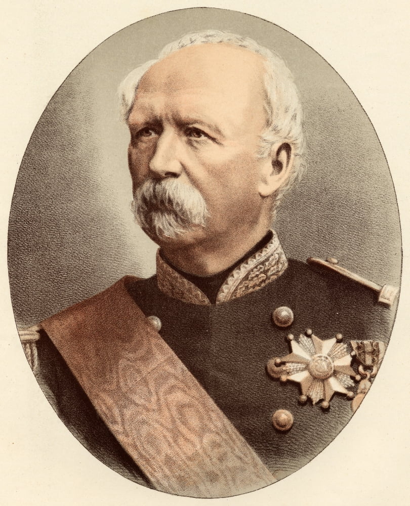 Marie Edme Patrice Maurice Macmahon Count Of Macmahon 1808-1893 Duke Of Magenta Marshall Of France From A Photograph By Monsieur LJohot Canvas Art - Ken Welsh Design Pics (13 x 16)