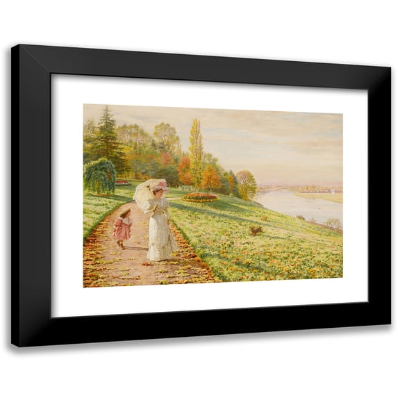 Marie-François Firmin-Girard 18x14 Black Modern Framed Museum Art Print Titled - Fall Ride
