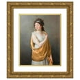 thumbnail image 1 of Marie-Guillemine Benoist 15x18 Gold Ornate Wood Frame and Double Matted Museum Art Print Titled - Portrait of a Lady (ca. 1799), 1 of 4