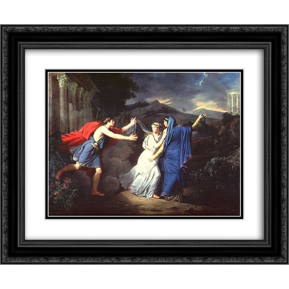 Marie Guillemine Benoist 2x Matted 24x20 Black Ornate Framed Art Print 'unknown title'