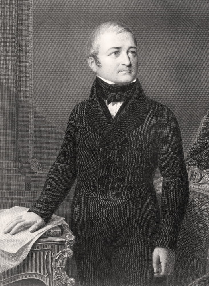 Marie Joseph Louis Adolphe Thiers 1797 To 1877 French Statesman Journalist And Historian From A 19Th Century Print Canvas Art - Ken Welsh Design Pics (24 x 34)