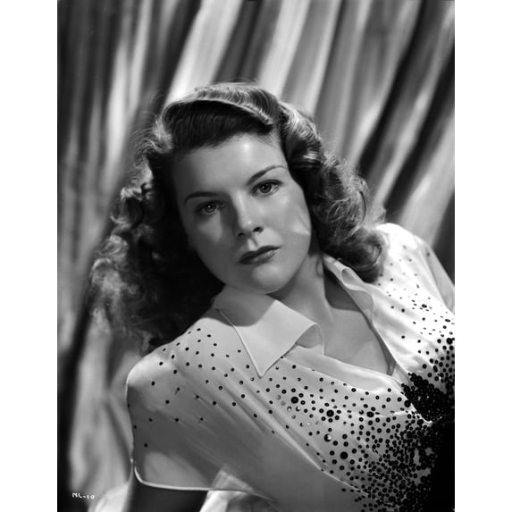 Marie Lund on a Beaded Reclining and posed Photo Print (24 x 30)