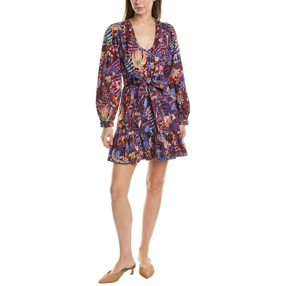 Marie Oliver womens  Dedra Shirtdress, 6, Blue