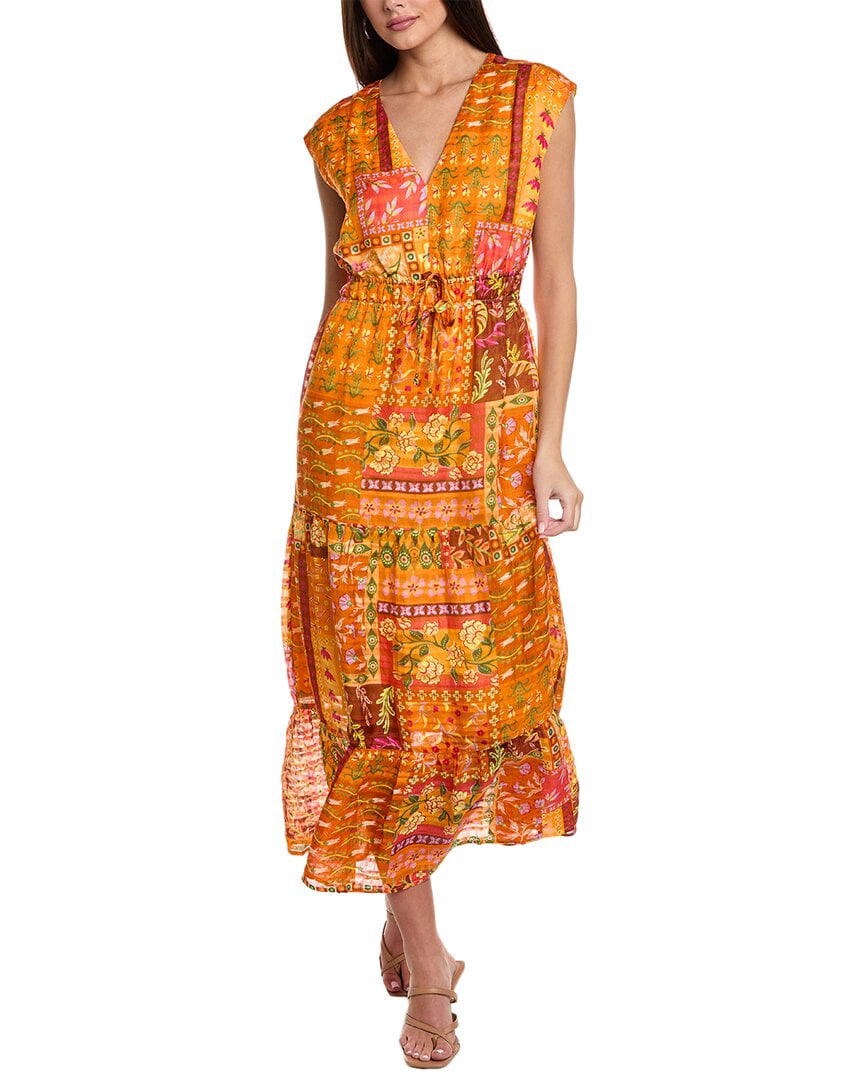 chinese dress ladies Red, White, & Blueberry Adventures Maxi Dress main image 0