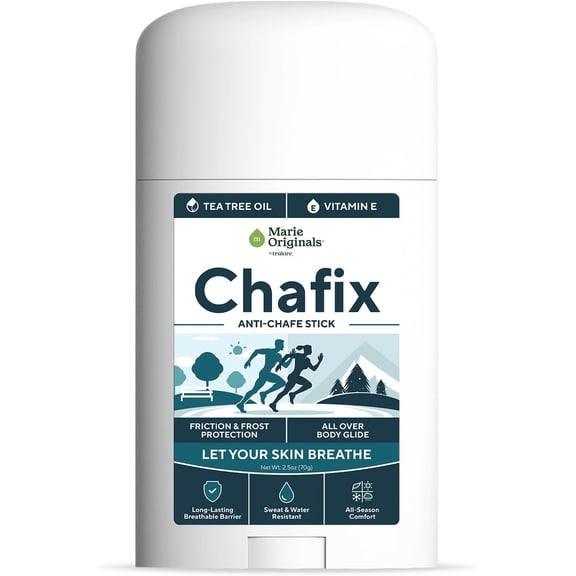 Marie Originals Chafix Anti Chafing Stick, Plant-Based Anti Chafe Stick – 2.5oz
