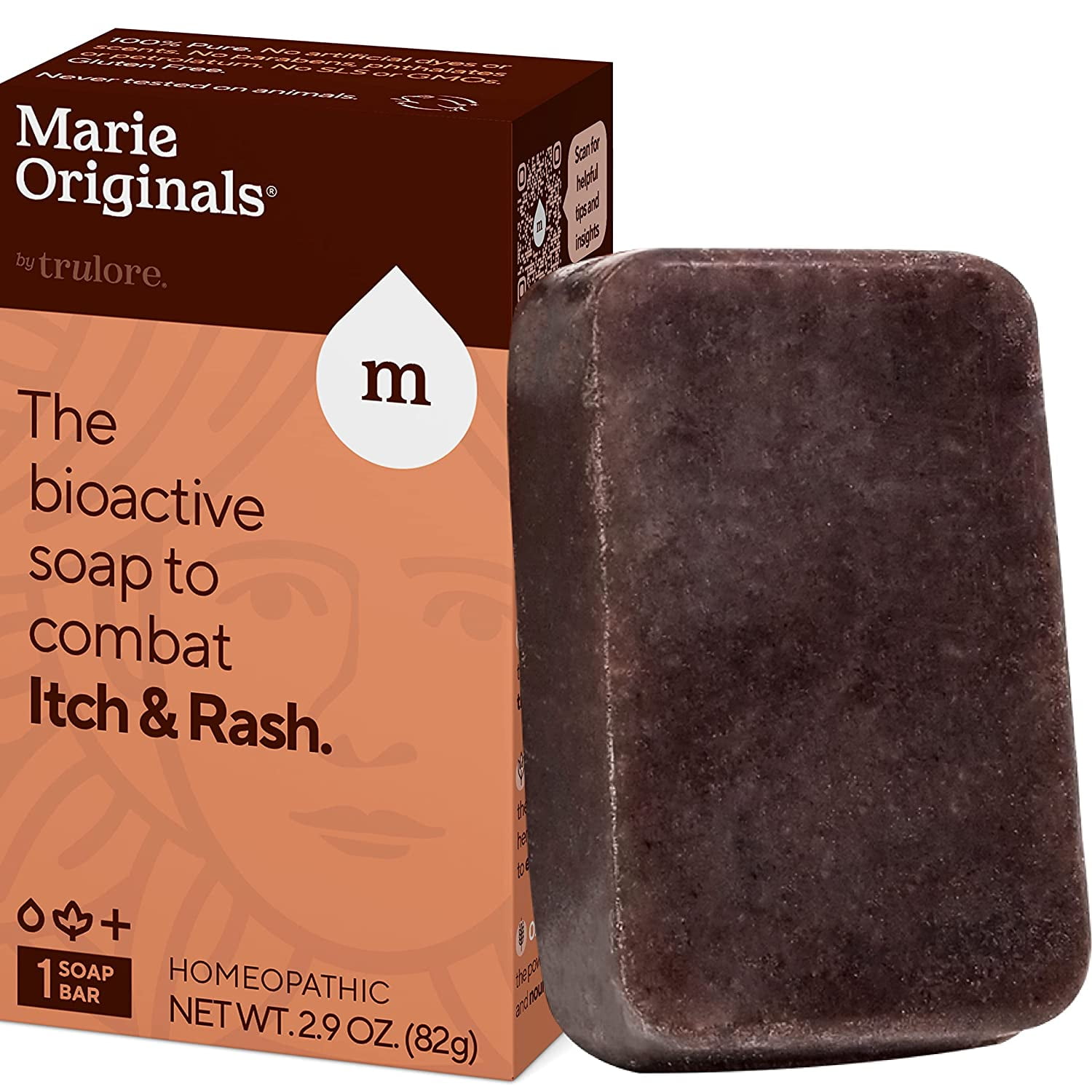 PINE TAR BAR SOAP, Natural Instant Itch Relief Soap Bar