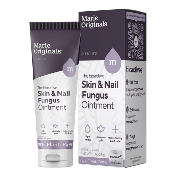 Marie Originals Skin & Nail Fungus Removal Cream Plant-Powered Formula for Rapid Relief of Jock Itch, Ringworm, Anti-Itch, Skin & Nail Fungus Fast Recovery Herbal Solution 1 oz