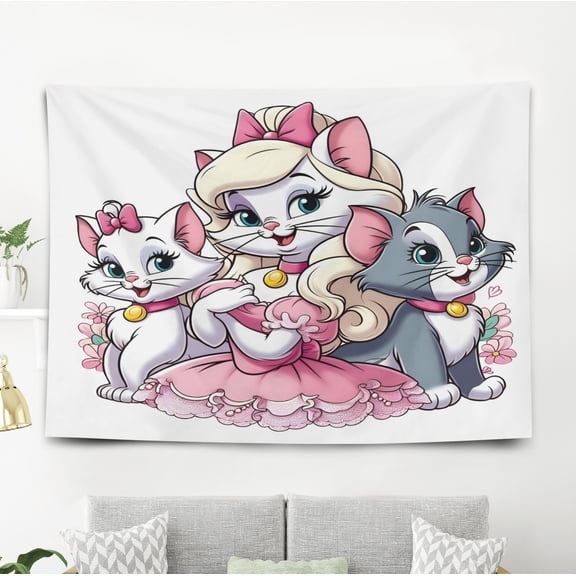 Marie Pattern Wall Hanging 50*60 Inches High-Quality Peach Skin Velvet Material Classic And Charming