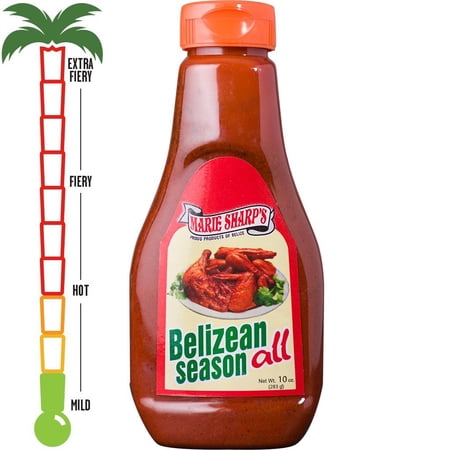 Marie Sharp's Belizean Season-All, 10 oz (Red Recado / Annatto / Achiote Paste)