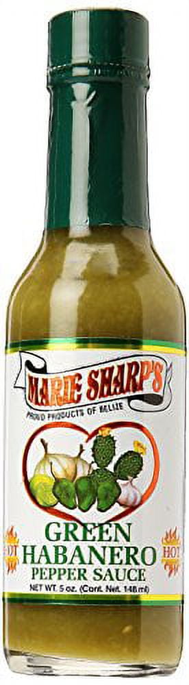 Marie Sharp's Green Habanero Pepper Sauce, 5 oz