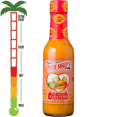 Marie Sharp's Mango Habanero Sauce, Mild, 1 pack, 5 oz