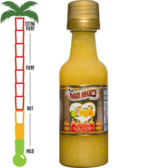 Marie Sharp's Orange Pulp Habanero Sauce 5 oz.