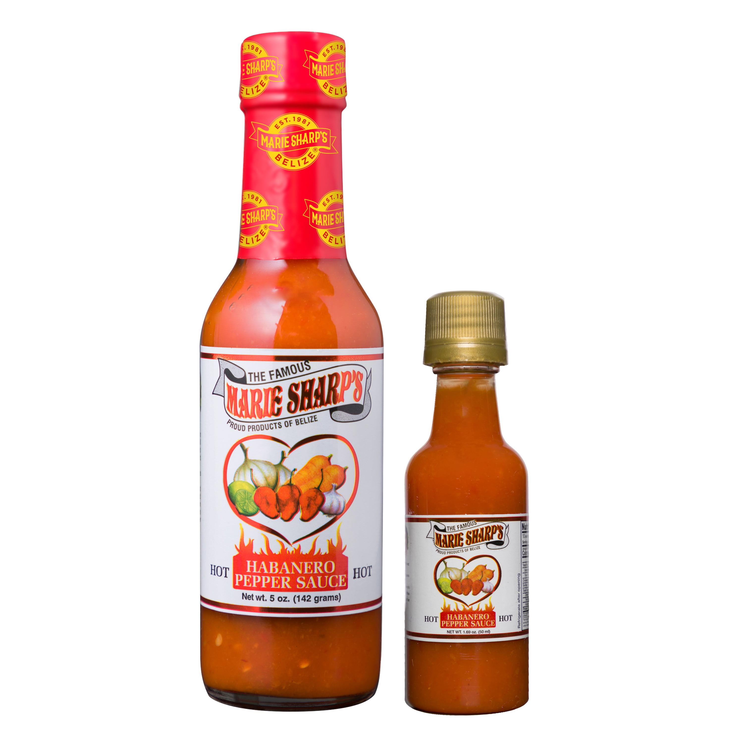Marie Sharp's Original Hot Pepper Sauce, 1.69oz