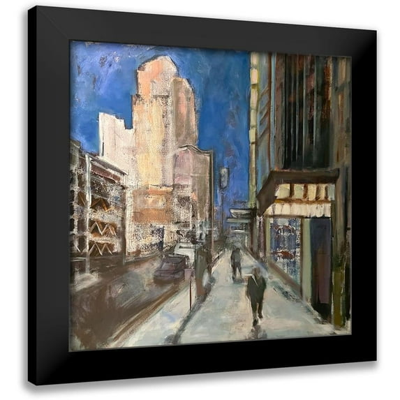 Marie, Susanne 12x12 Black Modern Framed Museum Art Print Titled - Solitary Walk