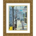 thumbnail image 1 of Marie, Susanne 14x18 Gold Ornate Wood Framed with Double Matting Museum Art Print Titled - Winters Day, 1 of 4
