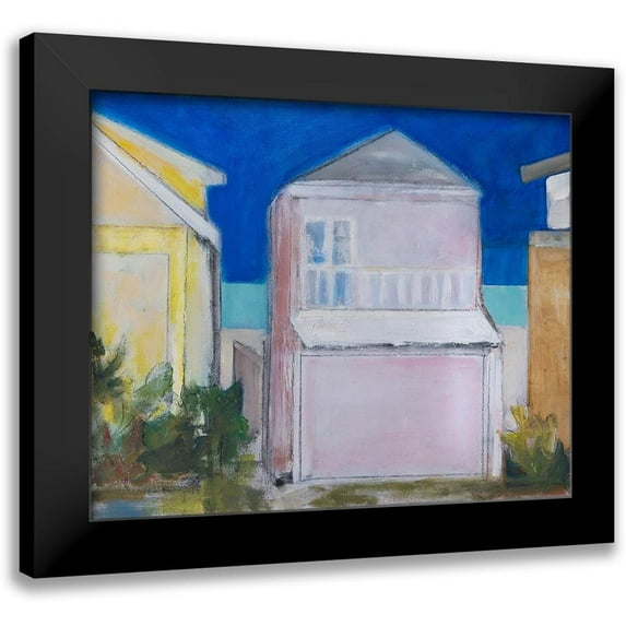 Marie, Susanne 18x15 Black Modern Framed Museum Art Print Titled - Coastal Streets