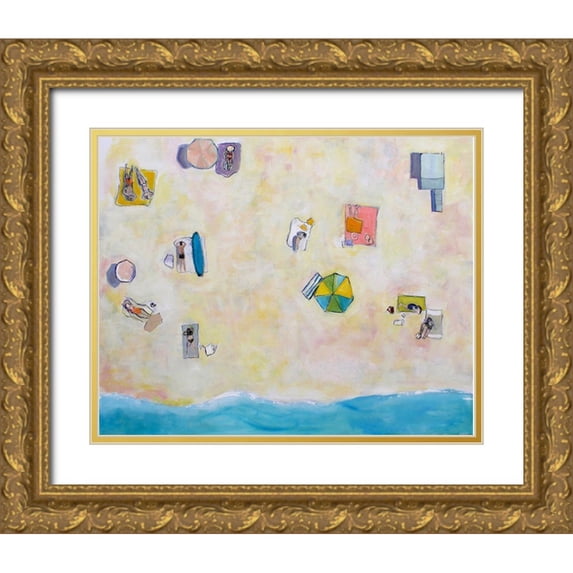 Marie, Susanne 32x26 Gold Ornate Wood Framed with Double Matting Museum Art Print Titled - Endless Summer