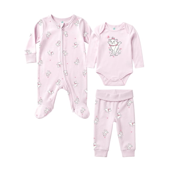Marie The Aristocat Baby Girl Coverall and Pant Set, Sizes Newborn-9 Months