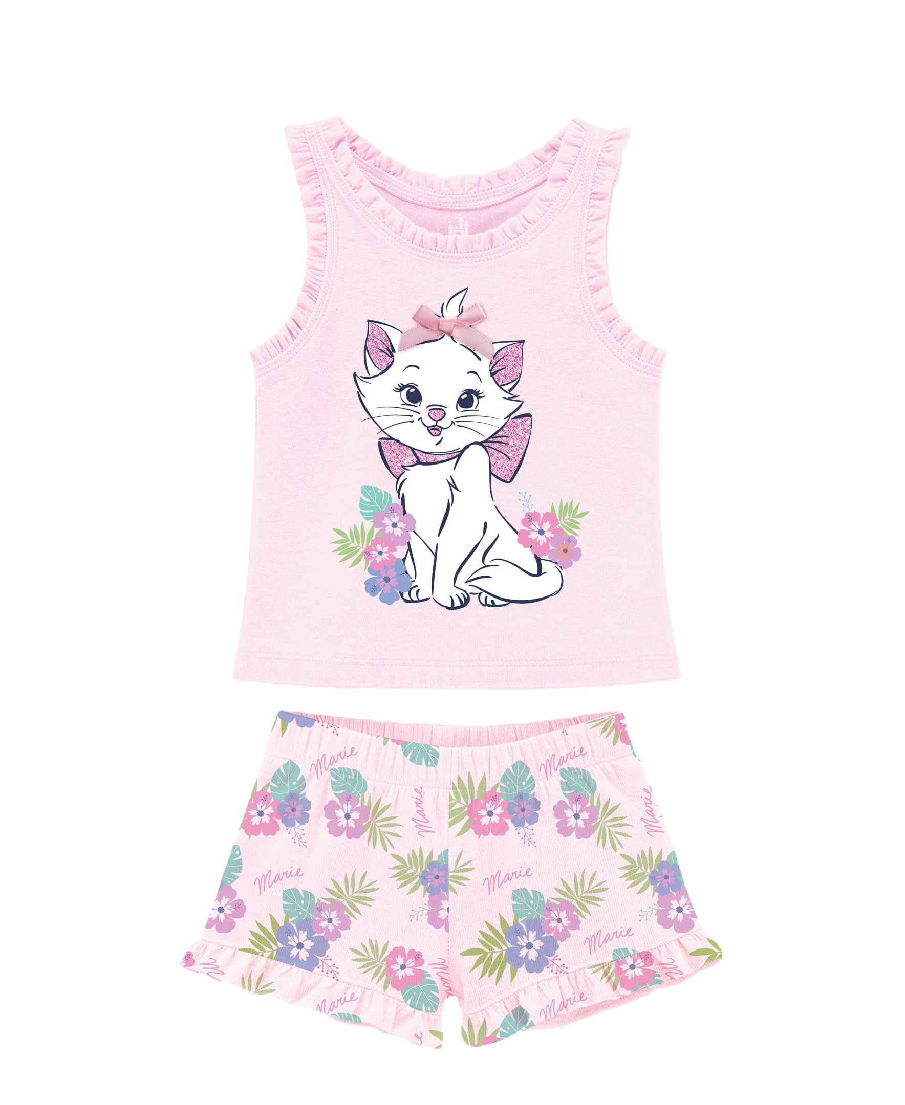 Marie The Aristocat Baby Girl Short Set, Sizes 0-9 Months