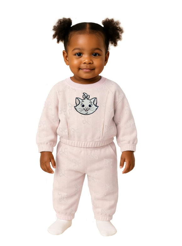 Marie The Aristocat Toddler Girl Quilted Jogger Set, Sizes 12 Months-5T