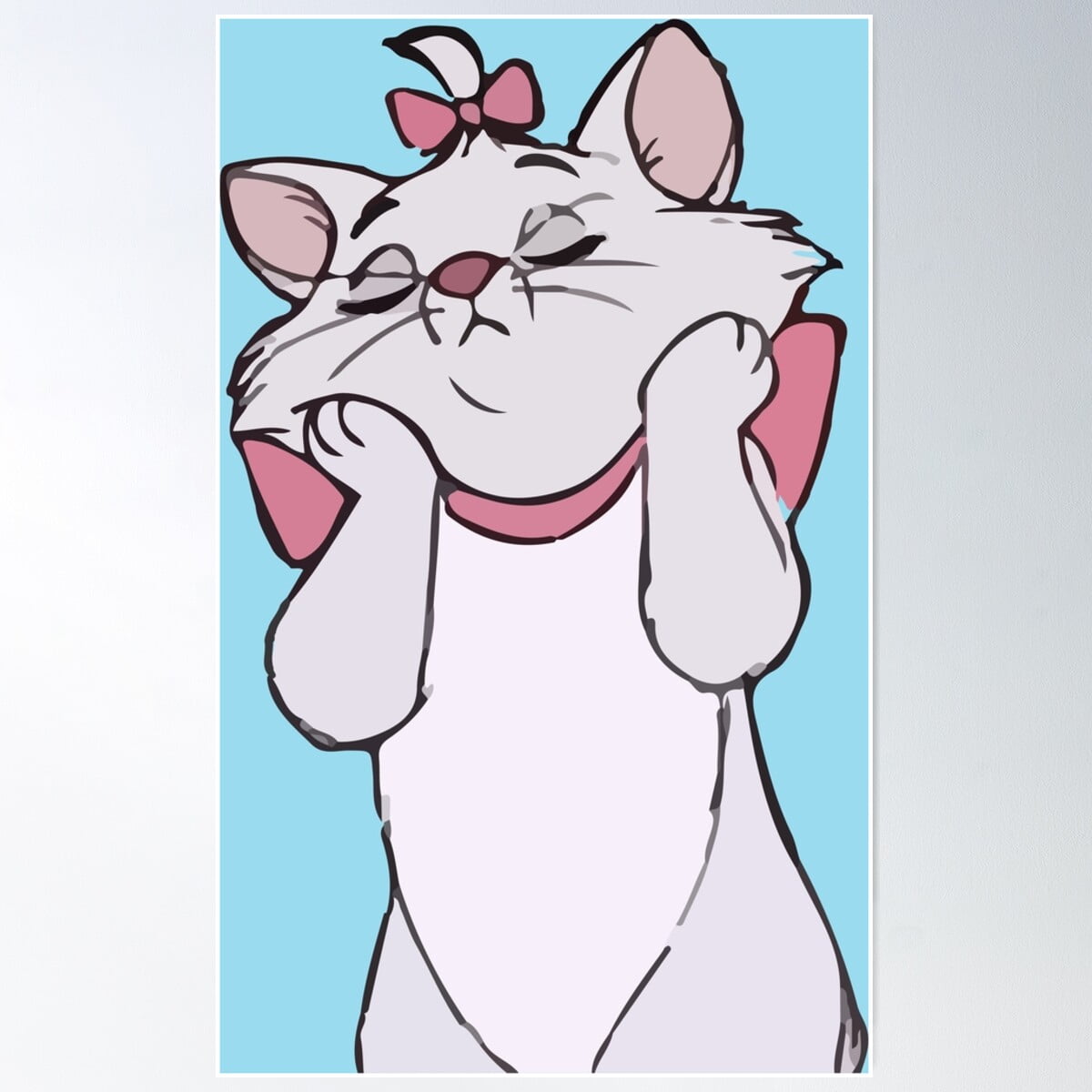 Marie - The Aristocats Poster Wall Art, Modern Wall Decor For Living ...