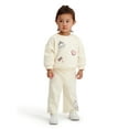 thumbnail image 1 of Marie The Cat Baby Girl 2 Piece Embroidered Sweat Set, Sizes 0-24 Months, 1 of 5