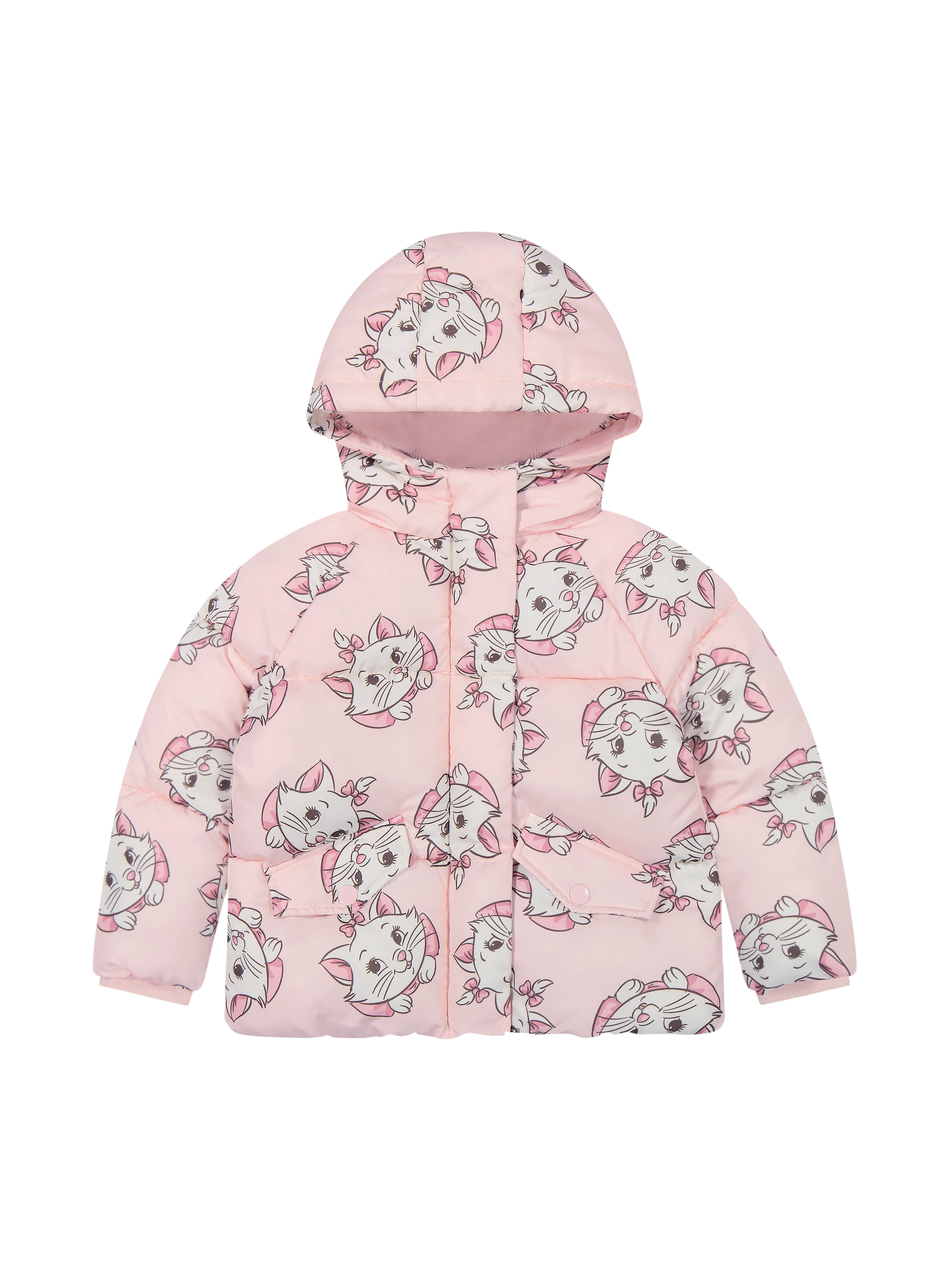 Marie The Cat Toddler Girl Puffer Jacket, Sizes 12 Months-5T