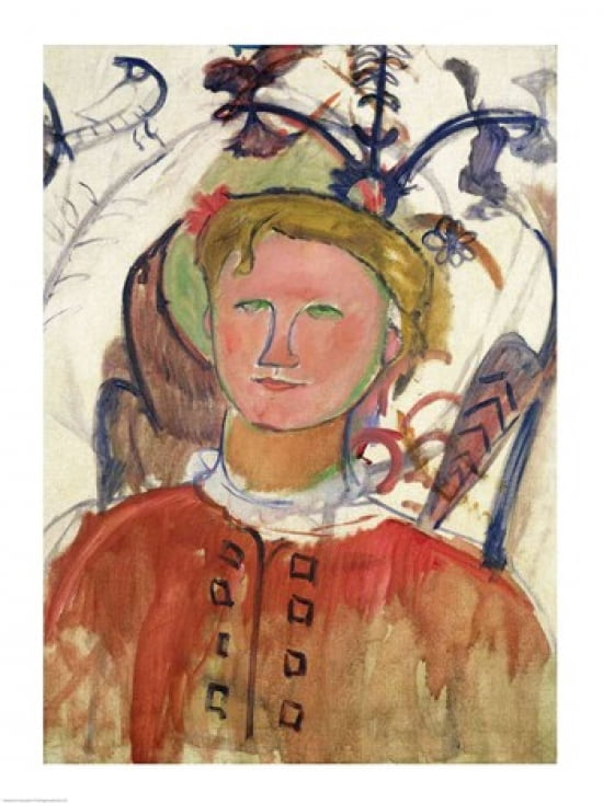 Marie Vassilieff Canvas Art - Amedeo Modigliani (18 x 24)