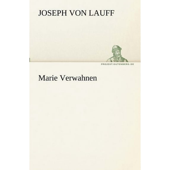 Marie Verwahnen (Paperback)