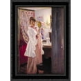 thumbnail image 1 of Marie en el espejo 19x24 Black Ornate Wood Framed Canvas Art by Kroyer, Peder Severin, 1 of 2
