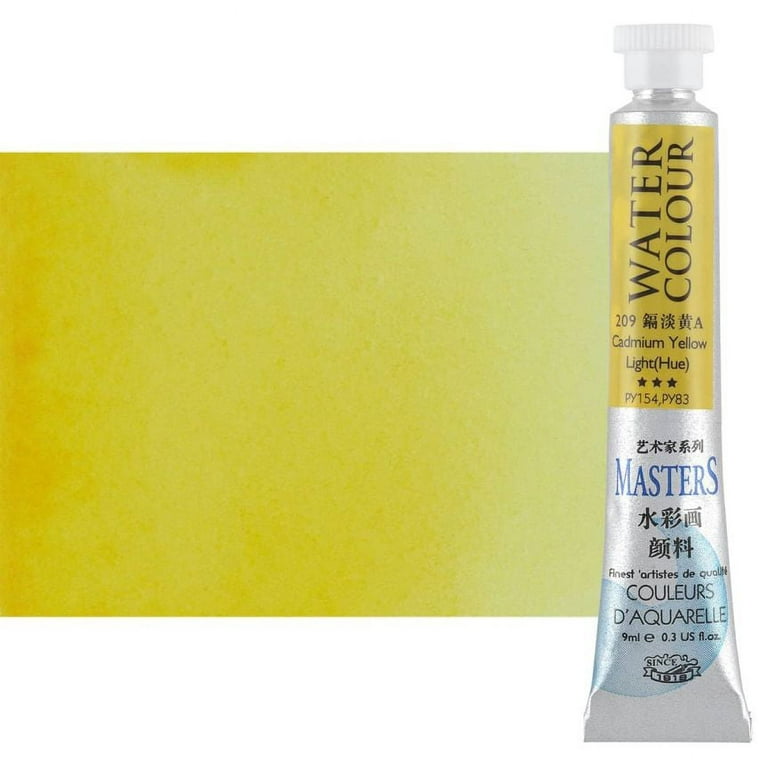 Marie's Watercolor Paint - Concentrated Color, Pure Pigments, High  Lightfastness Ratings Craft Paint for Artists - Cadmium Yellow Light Hue  (9mL/0.3 oz) 