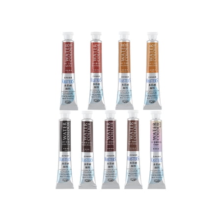 Marie's Watercolor Paint - Concentrated Color, Pure Pigments, High Lightfastness Ratings Craft Paint for Artists - Earths Set of 9 (9mL/0.3 oz)