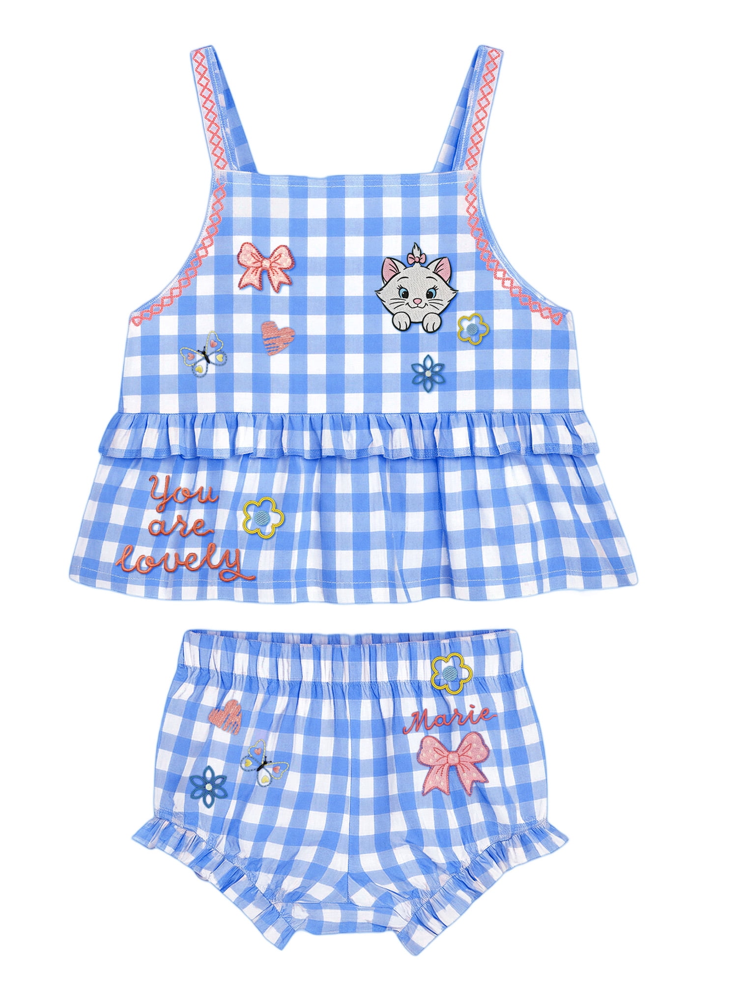 Marie the Aristocat Baby Girl Short Set, Sizes 0/3 Months-24 Months