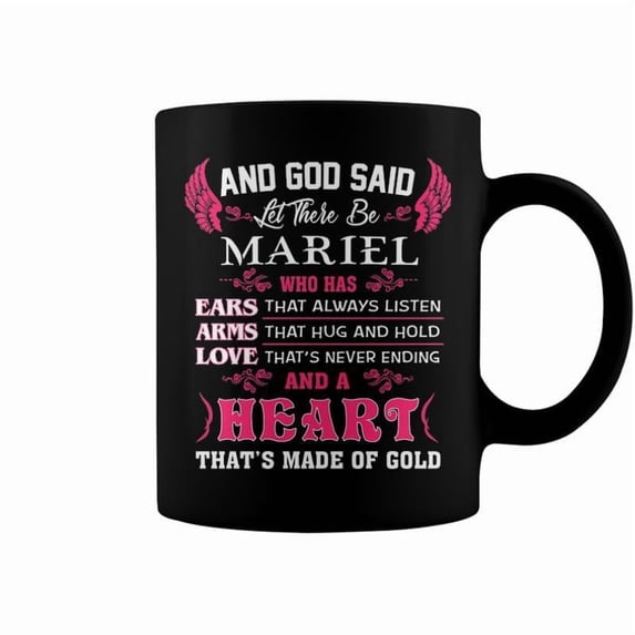 Mariel Name Gift And God Said Let There Be Mariel Coffee Mugs